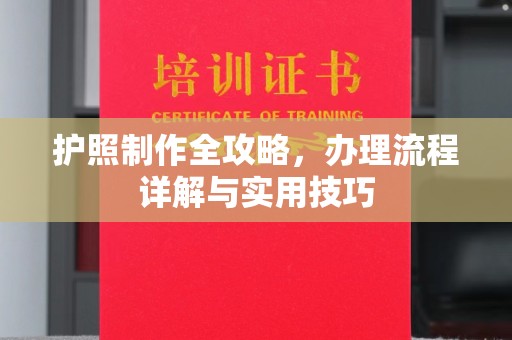 建湖护照制作全攻略，办理流程详解与实用技巧