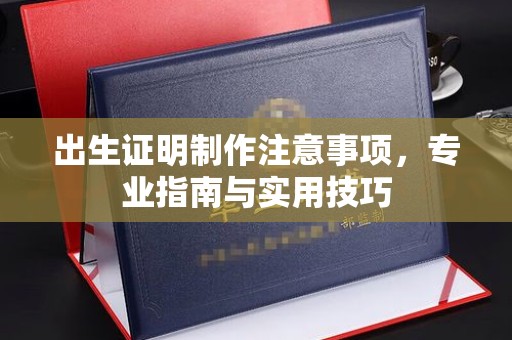 建湖出生证明制作注意事项，专业指南与实用技巧