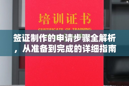 建湖签证制作的申请步骤全解析，从准备到完成的详细指南