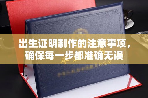 建湖出生证明制作的注意事项，确保每一步都准确无误