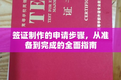 建湖签证制作的申请步骤，从准备到完成的全面指南