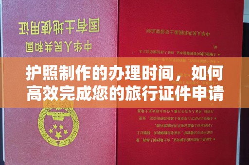 建湖护照制作的办理时间，如何高效完成您的旅行证件申请