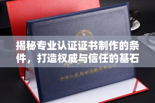 建湖揭秘专业认证证书制作的条件，打造权威与信任的基石