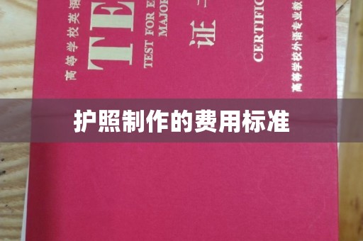 建湖护照制作的费用标准